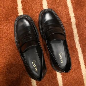 Women’s size 7 black loafers from ALDO